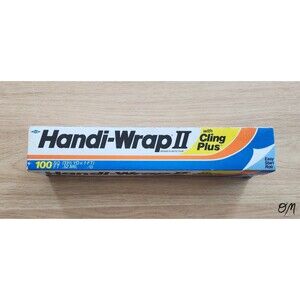 Vintage 1988 Dow Handi-Wrap II Cling Plus Plastic Wrap - Display/Prop